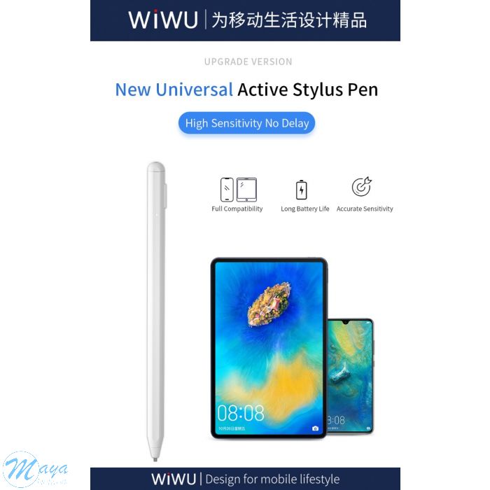 WiWU Pencil Max Universal Stylus Pen for iOS and Android Touch Screens