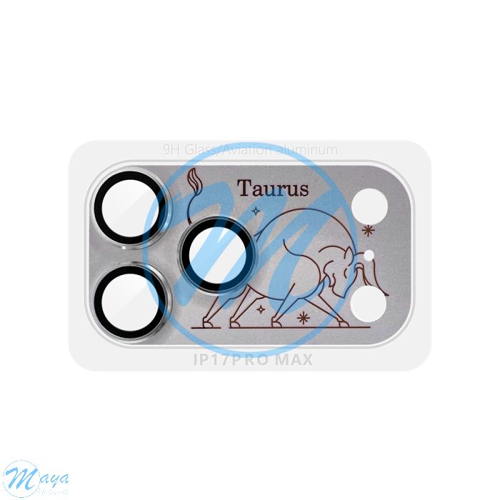 iPhone 17 Pro Max Tempered Glass Screen Protector for Rear Camera - Taurus