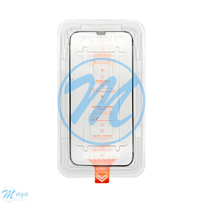 iPhone 12 Mini DIY Tempered Glass Screen Protector - Black Border