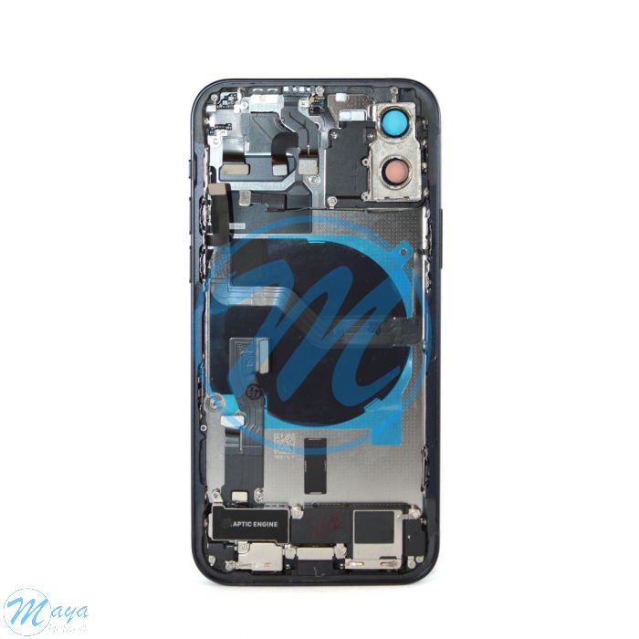 iPhone 12 Back Housing with Small Parts - Black (NO LOGO)