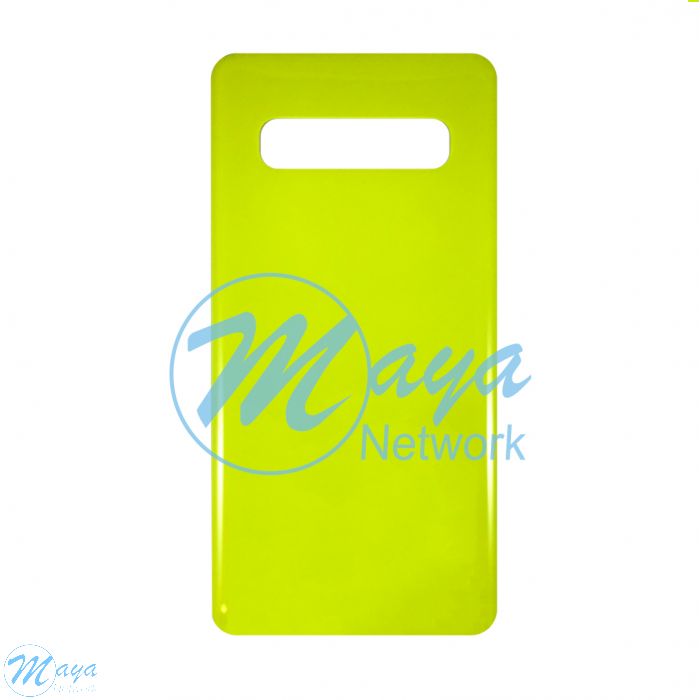 Samsung S10 Back Cover - Yellow (NO LOGO)