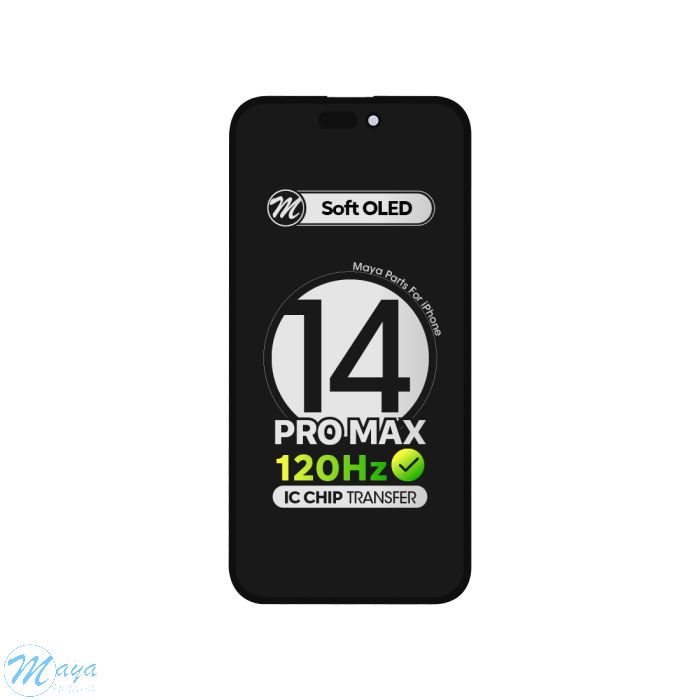 iPhone 14 Pro Max (RJ Soft OLED) Replacement Part - Black 120HZ