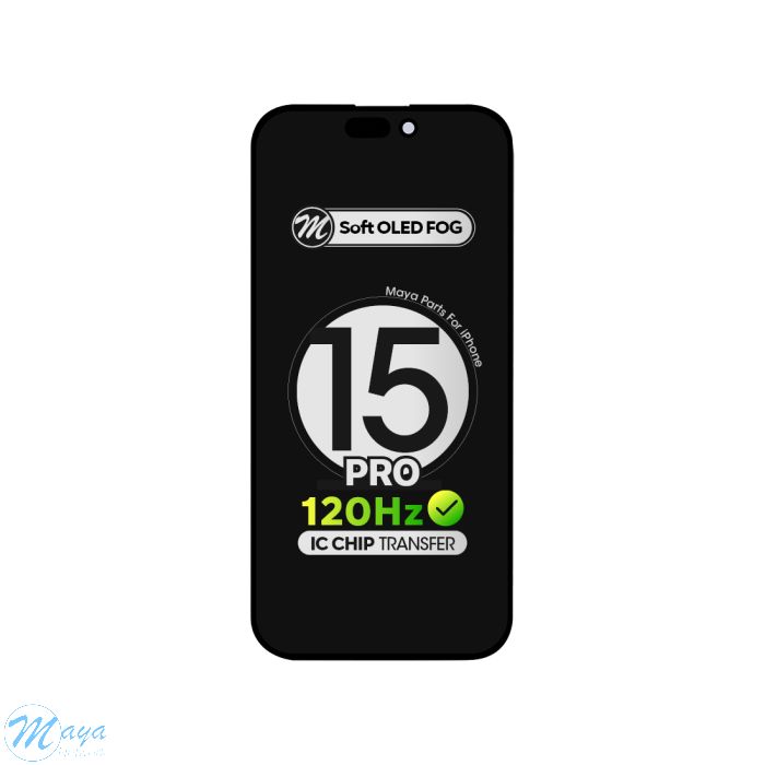 iPhone 15 Pro (FOG OLED) Replacement Part - Black 120HZ