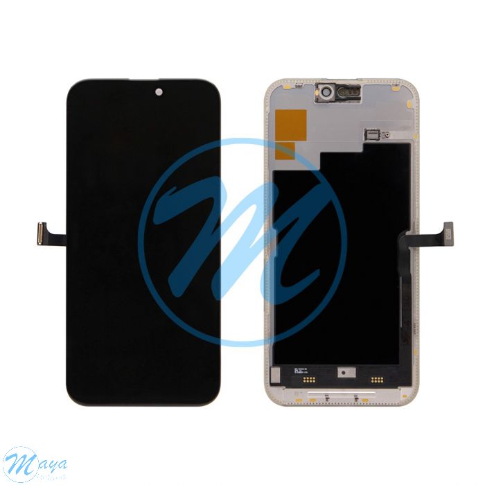 iPhone 15 Pro Max (FOG Soft OLED) Replacement Part - Black (Touch IC must be replaced by Original Touch IC)