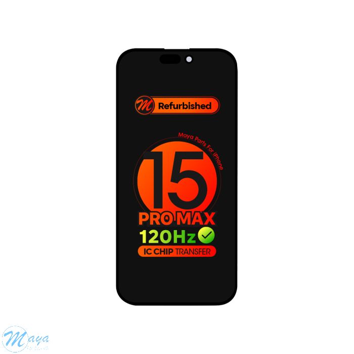 iPhone 15 Pro Max (AA Quality) Replacement Part - Black