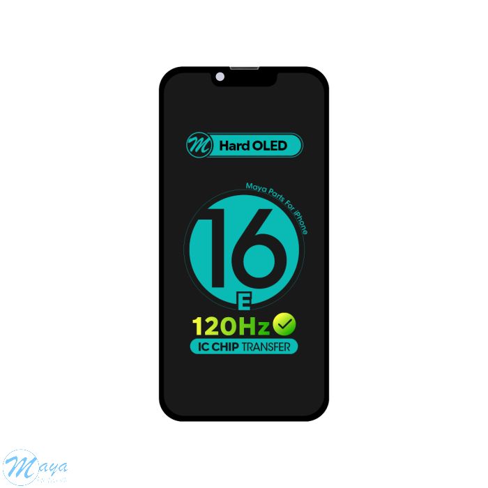 iPhone 16e (Ultimate Plus Hard OLED) Replacement Part - Black