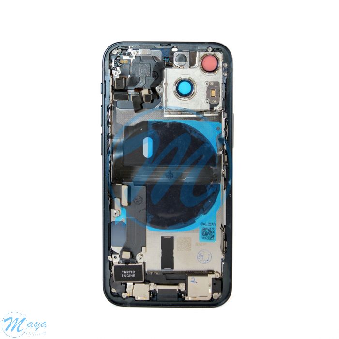 iPhone 13 Mini Back Housing with Small Parts - Midnight (NO LOGO)