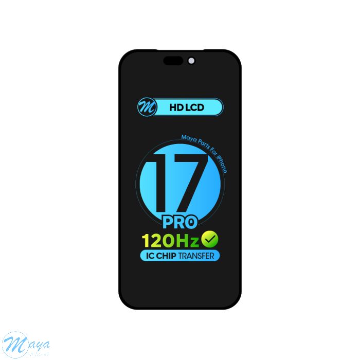 iPhone 17 Pro (Alpha HD LCD) Replacement Part - Black