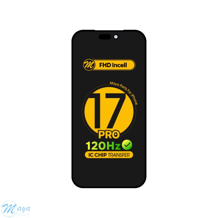 iPhone 17 Pro (FHD Incell) Replacement Part - Black 120HZ