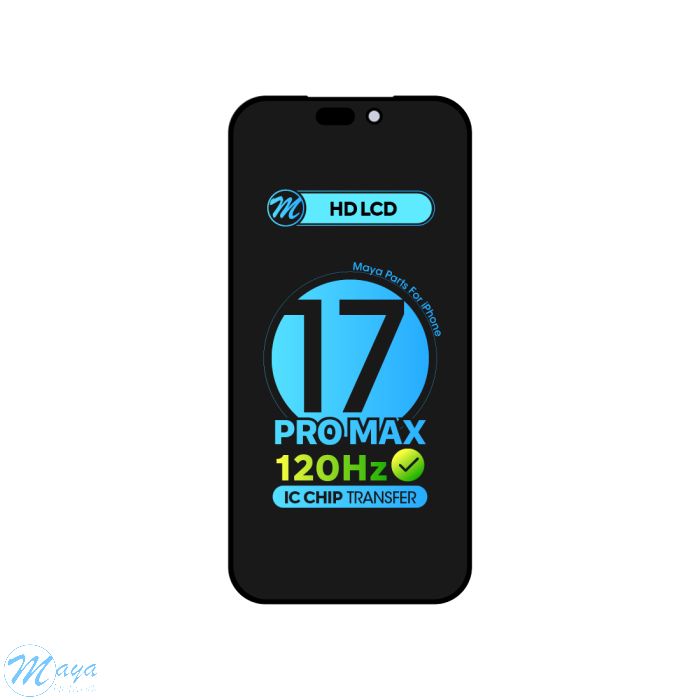 iPhone 17 Pro Max (Alpha HD LCD) Replacement Part - Black