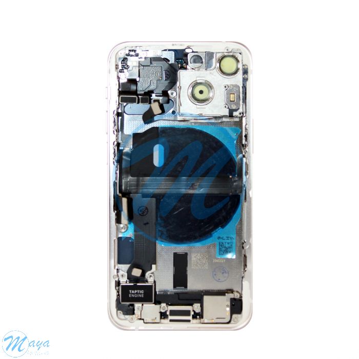 iPhone 13 Mini Back Housing with Small Parts - Starlight (NO LOGO)