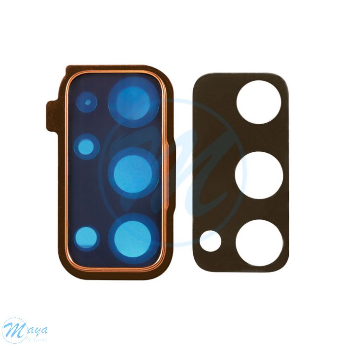Samsung S20 FE 5G Rear Camera Cover and Lens Replacement Part - Cloud Orange