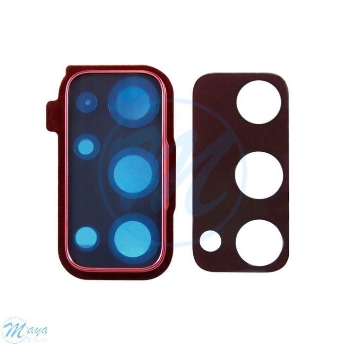Samsung S20 FE 5G Rear Camera Cover and Lens Replacement Part - Cloud Red