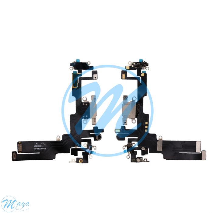 iPhone 14 Charging Port with Flex Cable Replacement Part - Starlight