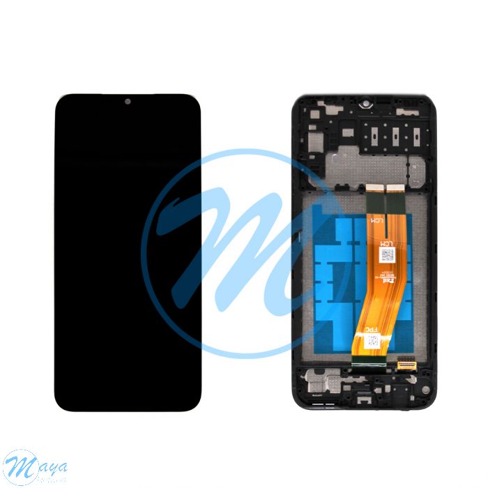 Samsung A14 (2023) A145F LCD (with Frame) Replacement Part - Black