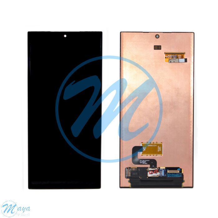 (Refurbished) Samsung S23 Ultra 5G without Frame Replacement Part - Black