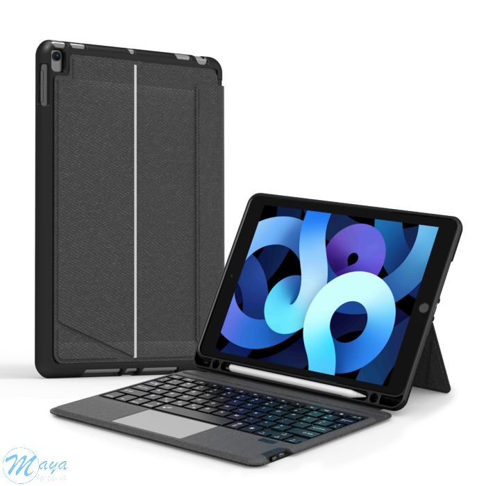 WIWU Bluetooth Mag Touch iPad Keyboard Case for iPad 10.2 inches and iPad 10.5 inches