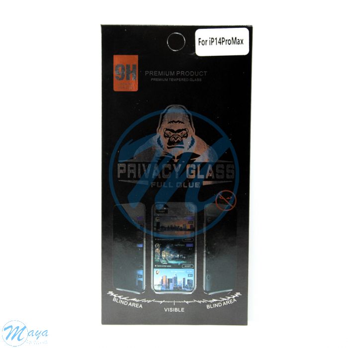 iPhone 14 Pro Max Tempered Glass Privacy Screen Protector