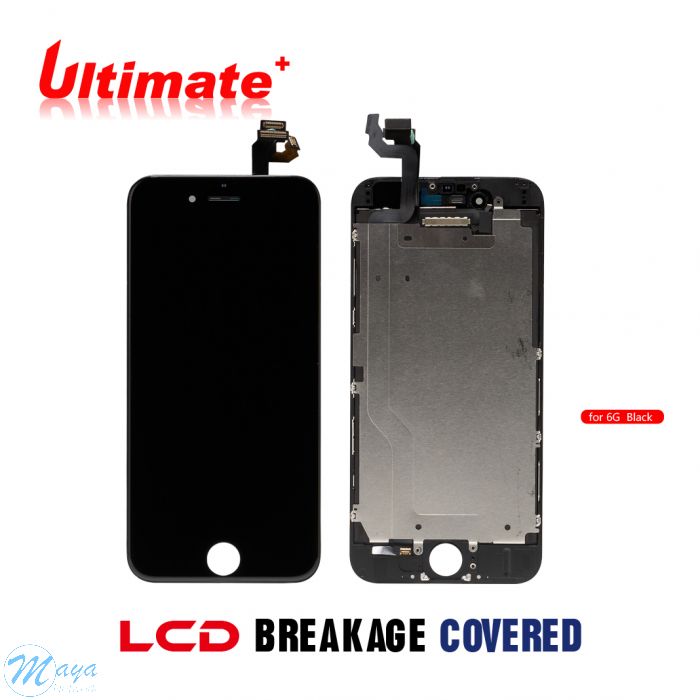 iPhone 6 (Ultimate Plus) Replacement Part with Metal Plate  - Black