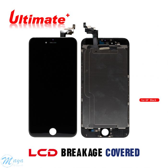 iPhone 6 Plus (Ultimate Plus) Replacement Part with Metal Plate - Black