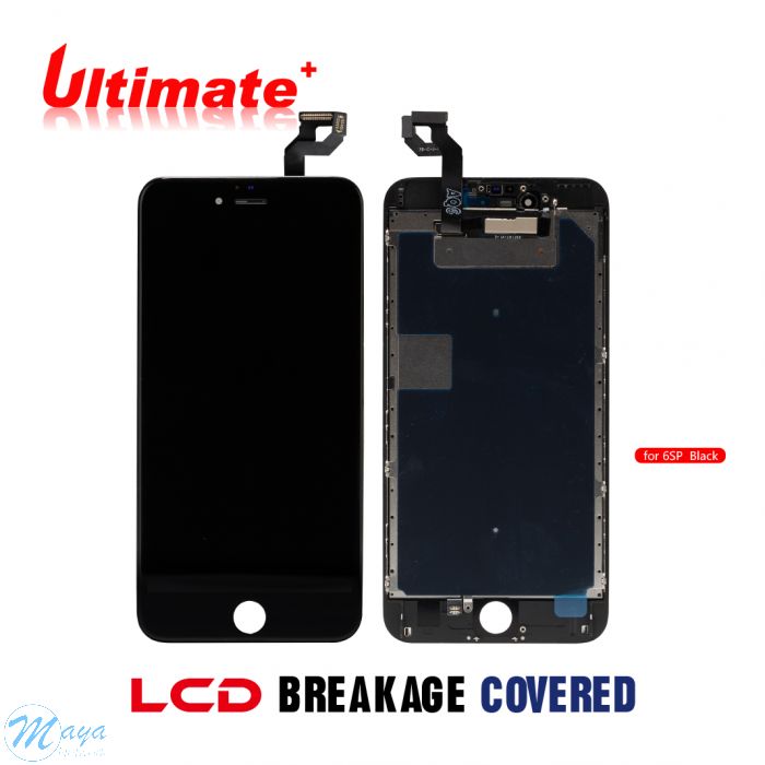 iPhone 6S Plus (Ultimate Plus) Replacement Part with Metal Plate - Black