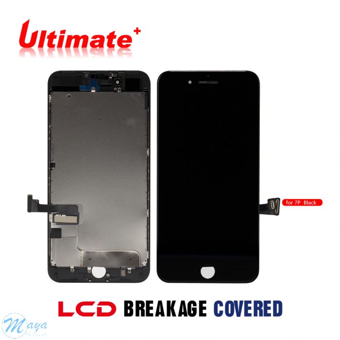 iPhone 7 Plus (Ultimate Plus) Replacement Part with Metal Plate - Black