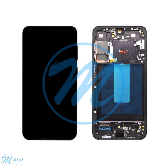 (Refurbished) Samsung S23 Plus (with Frame) Replacement Part - Phantom Black