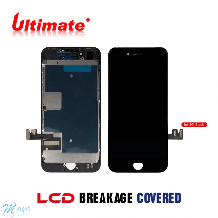 iPhone 8/SE 2020/SE 2022 (Ultimate Plus) Replacement Part with Metal Plate - Black