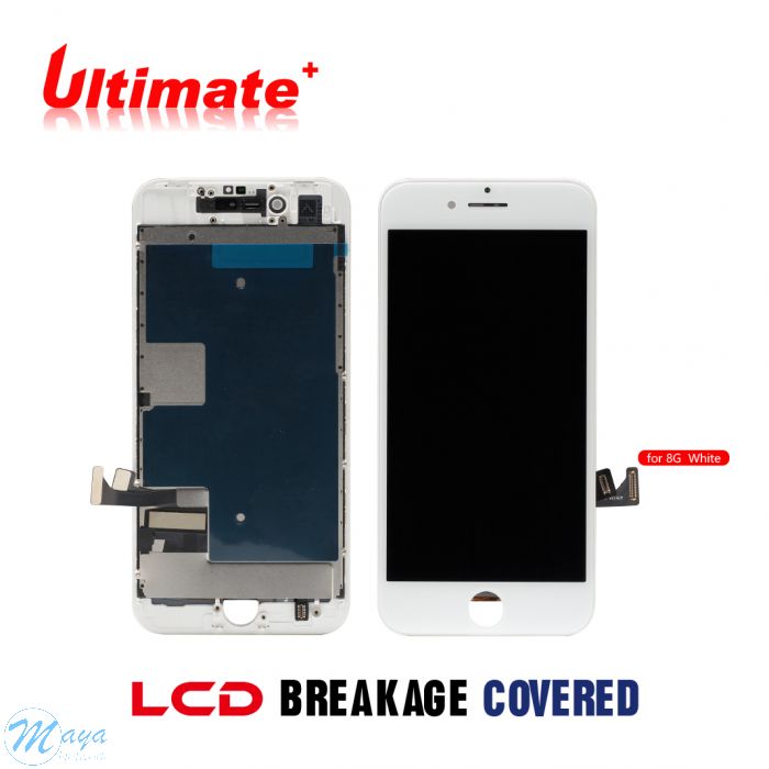 iPhone 8/SE 2020/SE 2022 (Ultimate Plus) Replacement Part with Metal Plate - White