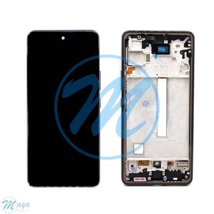 Samsung A53 5G (2022) A536 OLED (with Frame) Replacement Part - Black