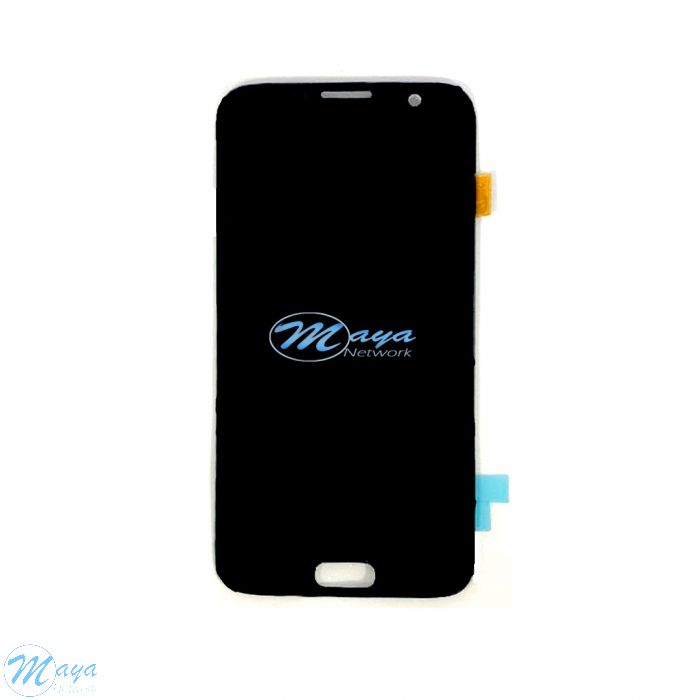 (Refurbished) Samsung S7 Edge  without Frame Replacement Part - Black (NO LOGO)