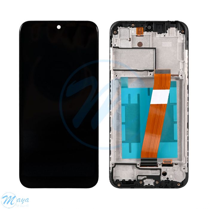 Samsung A01 (2019 - America Version) A015 LCD (with Frame) Replacement Part - Black