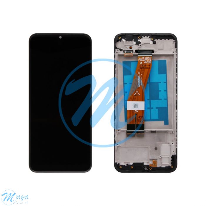 Samsung A03 (2021) A035F LCD (with Frame) Replacement Part - Black