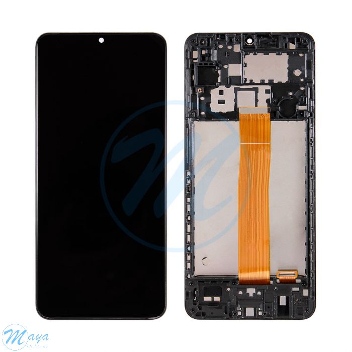 Samsung A12 (2020) A125 LCD (with Frame) Replacement Part - Black