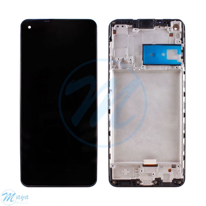 Samsung A21S (2020) A217 LCD (with Frame) Replacement Part - Black