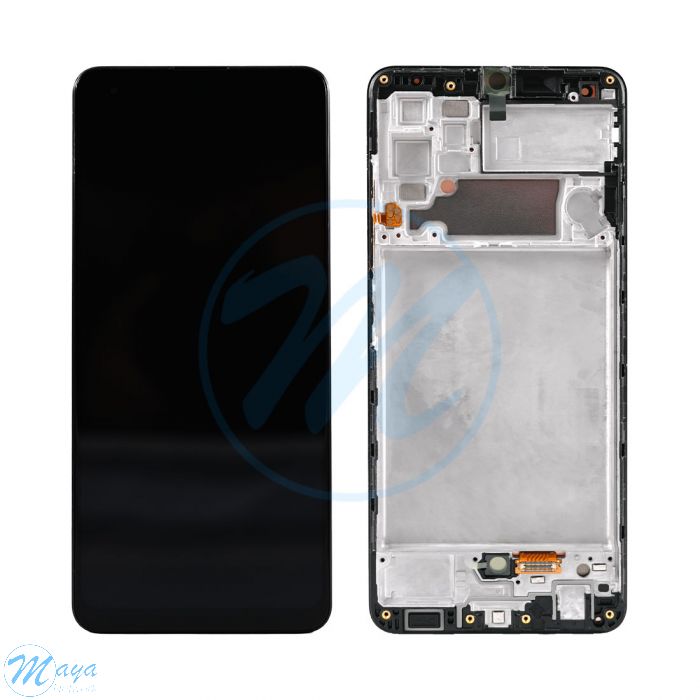Samsung A32 4G (2021) A325 OLED (with Frame) Replacement Part - Awesome Black