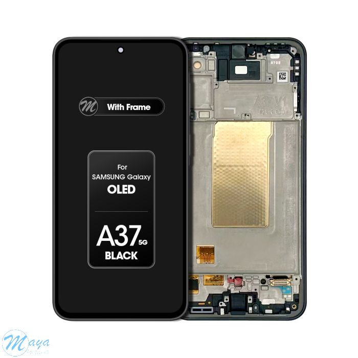 Samsung A37 5G (2026) A376 OLED (with Frame) Replacement Part - Black