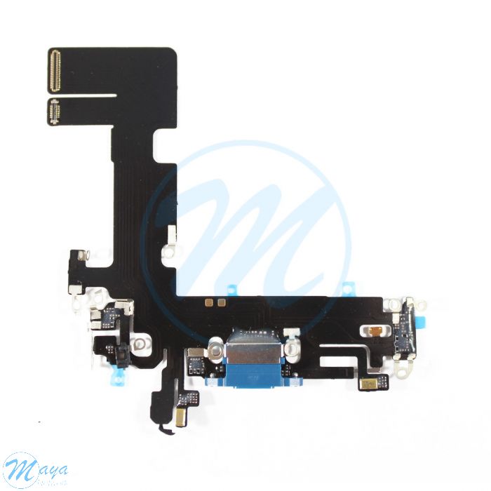 iPhone 13 Charging Port Flex Cable Replacement Part - Blue