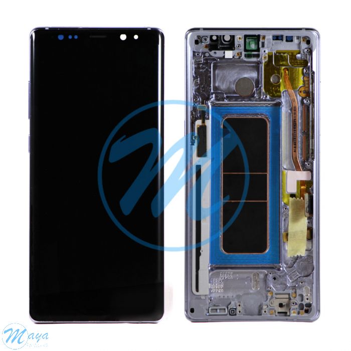 (Refurbished) Samsung Note 8 (with Frame) Replacement Part - Orchid Gray