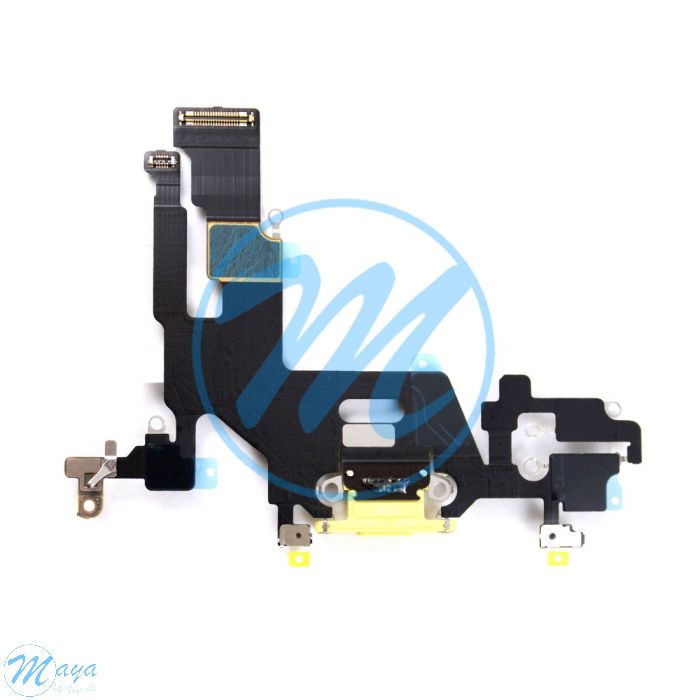 iPhone 11 Charging Port with Flex Cable Replacement Part - Yellow