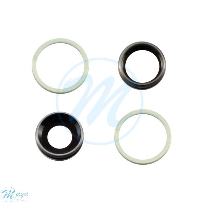 iPhone 12/12 Mini Rear Camera Cover and Lens Replacement Part - Green