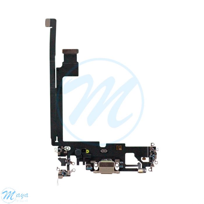 iPhone 12 Pro Max Charging Port with Flex Cable Replacement Part - Gold