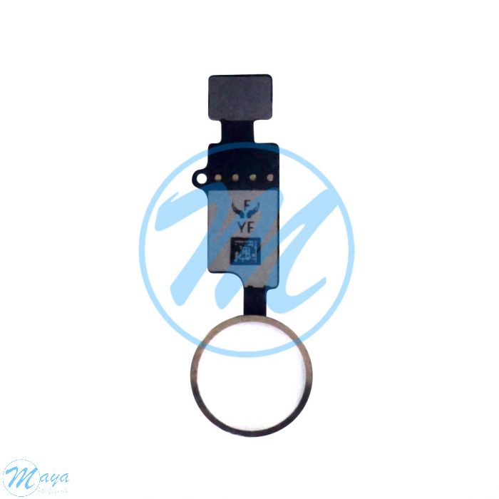 YF Home Button Flex Cable (3rd Gen) w/ return function - Gold (for iPhone 7 / 7+ / 8 / 8+)