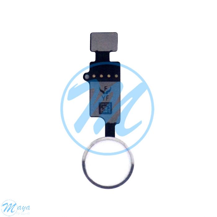 YF Home Button Flex Cable (3rd Gen) w/ return function - White (for iPhone 7 / 7+ / 8 / 8+)