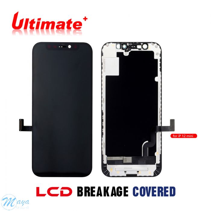 iPhone 12 Mini (Ultimate Plus Incell) Replacement Part - Black