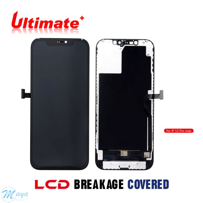 iPhone 12 Pro Max (Ultimate Plus Incell) Replacement Part - Black (IC Chip Transfer Ok)