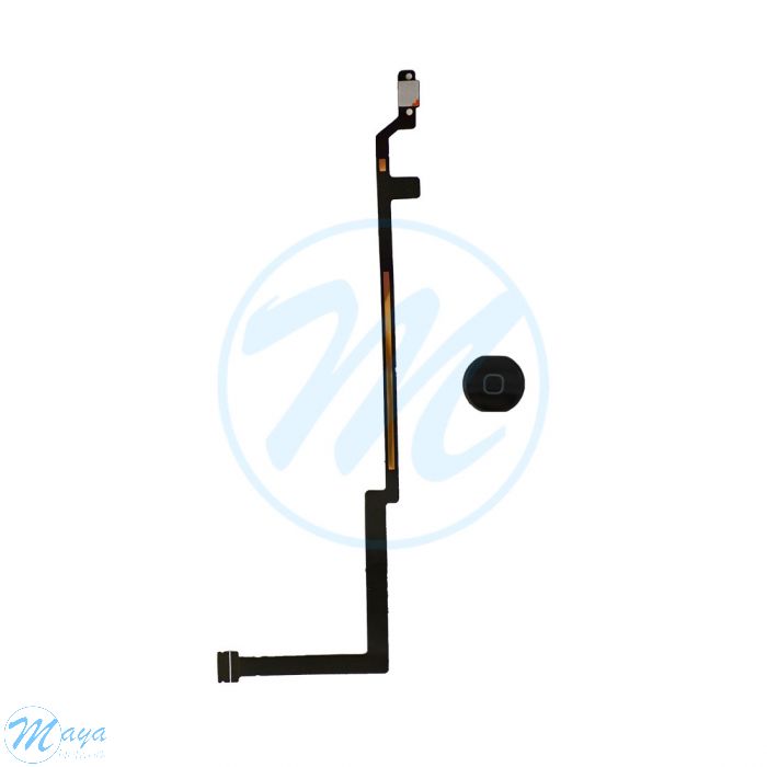 iPad Air Home Button with Flex Cable Replacement Part - Black