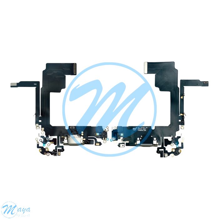 iPhone 15 Pro Charging Port with Flex Cable Replacement Part - Natural Titanium