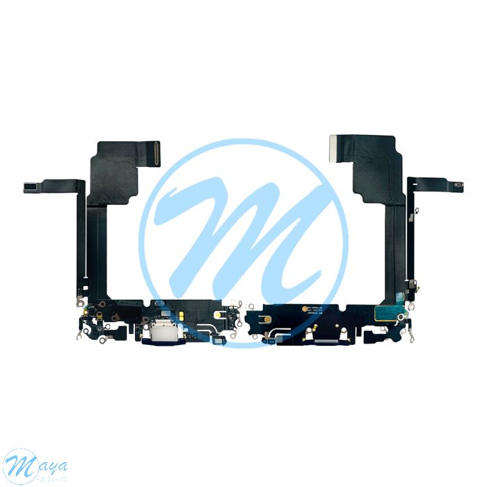 iPhone 15 Pro Max Charging Port with Flex Cable Replacement Part - Blue Titanium