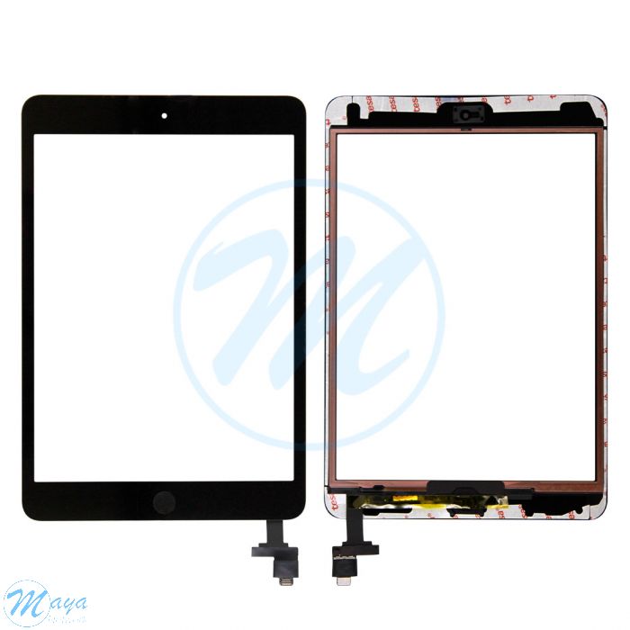 iPad Mini 1/iPad Mini 2 (Best Quality)  IC + CameraPlate with Home Button - Black
